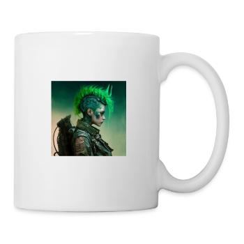 Mädchen aus der Zukunft - Tasse - Weiß - Rechts