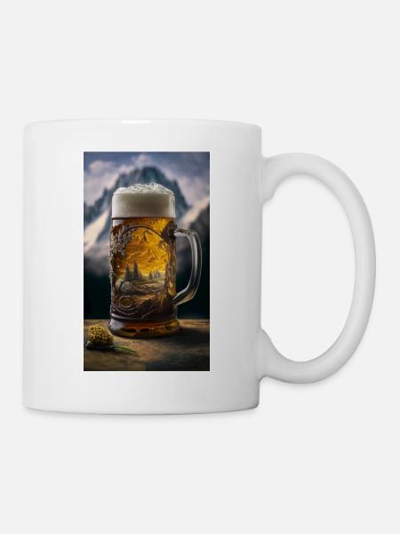 Mass Bier - Tasse - Weiß