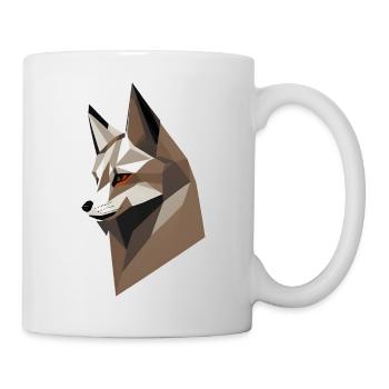 Geometric Fox Head - Mug - white - Right