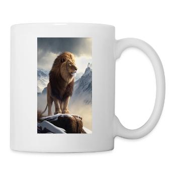 Lion - Tasse - Weiß - Rechts