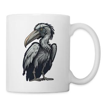 Schuhschnabel - Tasse - Weiß - Rechts