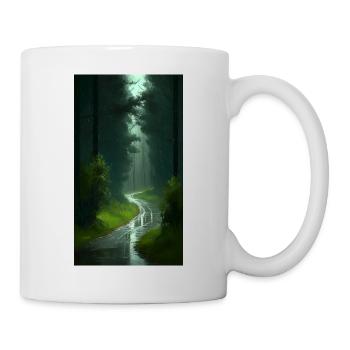 Peaceful forest - Mug - white - Right