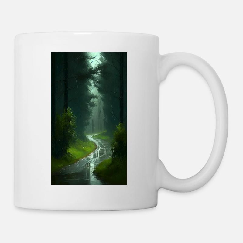 Forêt paisible - Mug blanc - blanc