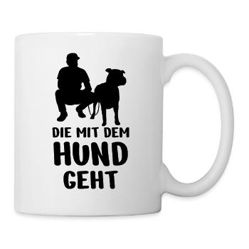 Hund Dog - Tasse - Weiß - Rechts