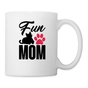 Fête des mères chat mignon mère - fun mom - Mug blanc - blanc - Droite