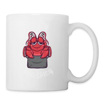 Feisty And Spicy Kawaii Cajun Crawfish Boil - Mug - white - Right