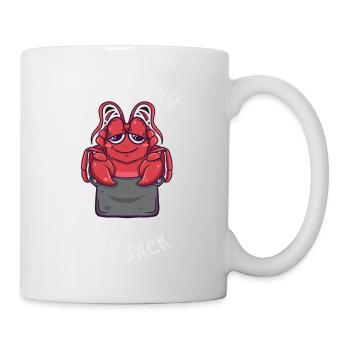 Just A Guy With A Fat Sack Funny Cajun Crawfish - Mug - white - Right