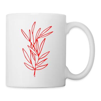 Flower Blume Pflanze - Tasse - Weiß - Rechts