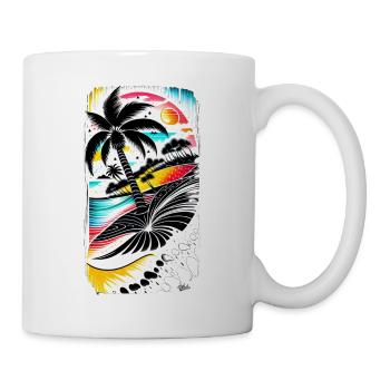 Summer Vibes #4 - Tasse - Weiß - Rechts