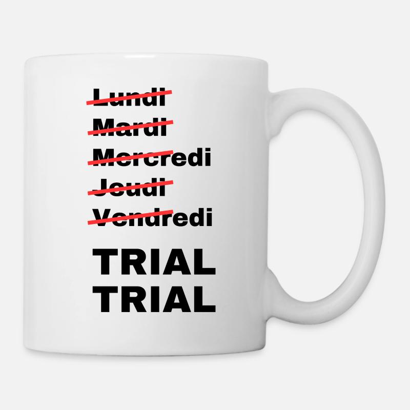 week-end trial - Mug blanc - blanc