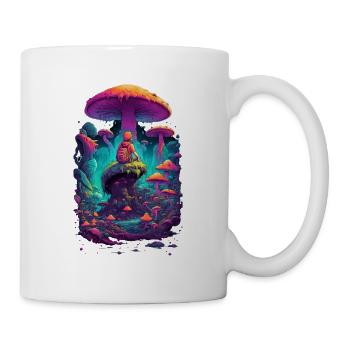 Mushroom Jungle Fantasy World - Mug - white - Right