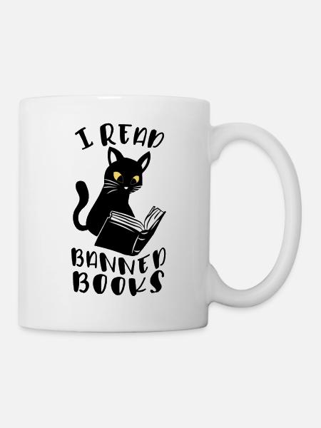 I read banned books Cat - Mug - white