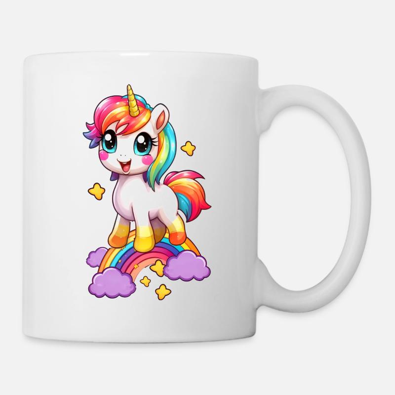 Süßes Einhorn - Tasse - Weiß