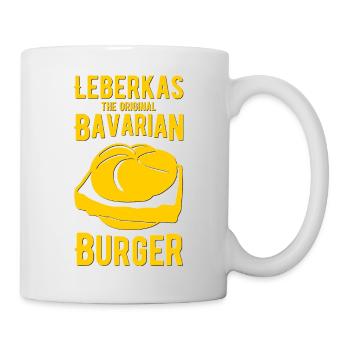 Leberkas - the origina Bavarian Burger - Tasse - Weiß - Rechts