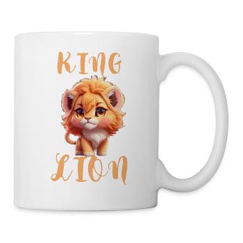 Bébé Lion - Mug blanc - blanc - Droite