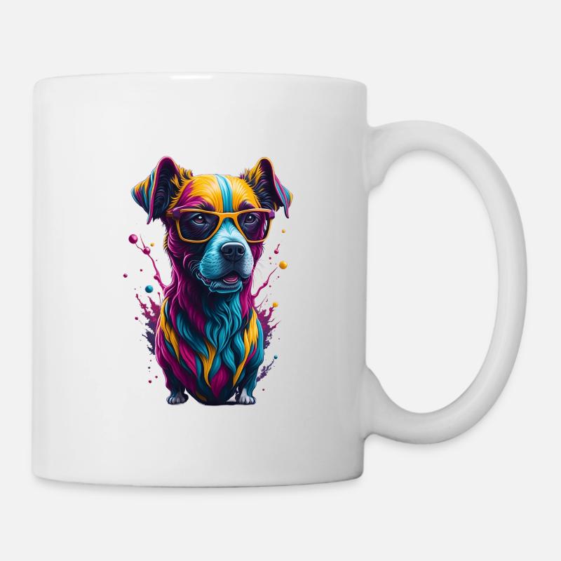 Dog 2 - Tasse - Weiß