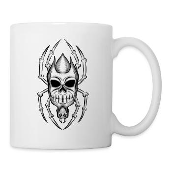 Spider Skull - Mug - white - Right