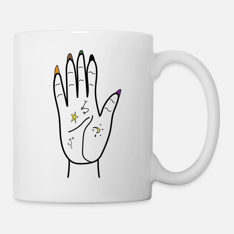 Hexenhand - Tasse - Weiß