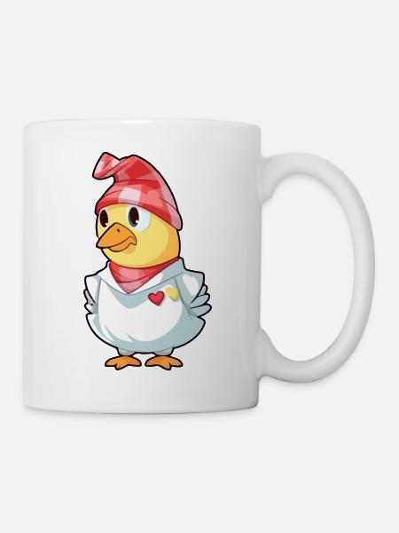 Bibi le poussin - Mug blanc - blanc