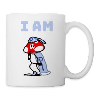 I am P! - Tasse - Weiß - Rechts
