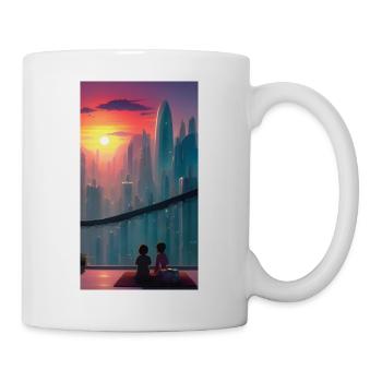 Kosmische Reflexion - Tasse - Weiß - Rechts