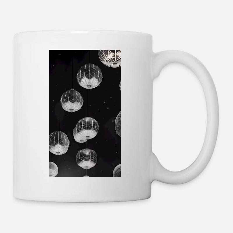 Himmelslaternen - Tasse - Weiß