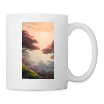 Mélodie céleste - Mug blanc - blanc - Droite