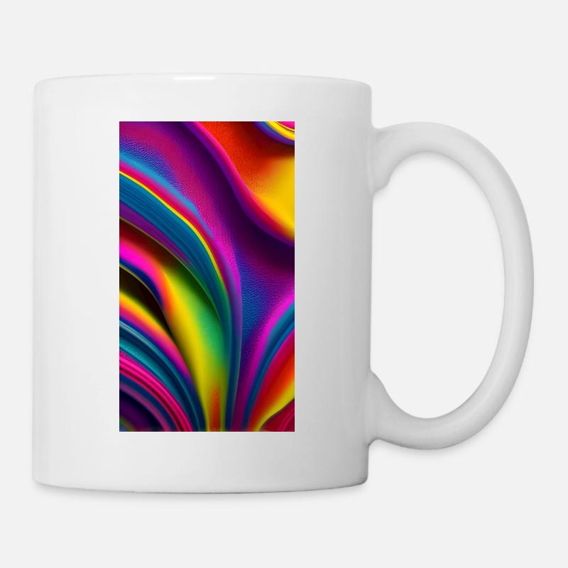 Color explosion of abstraction - Mug - white