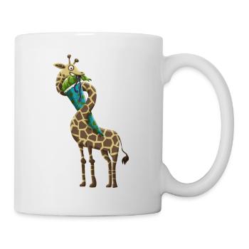 Giraffe school cone - Mug - white - Right