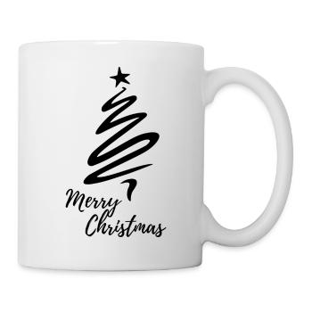 Frohe Weihnachten - Tasse - Weiß - Rechts