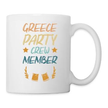 Greece Party Crew - Mug - white - Right