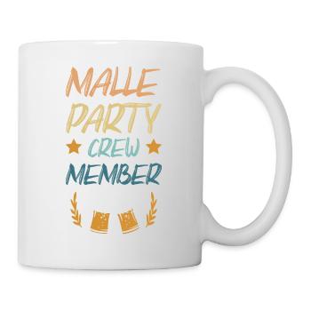 Malle Party Crew - Tasse - Weiß - Rechts