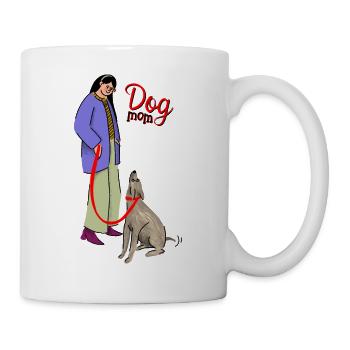 Hund - Tasse - Weiß - Rechts