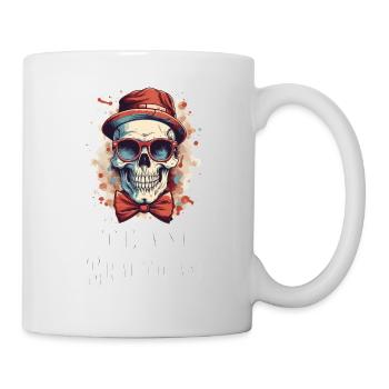 JGA Team Groom Skull Stag Party - Mug blanc - blanc - Droite