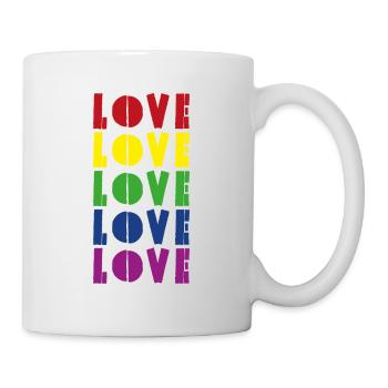 Amour - Mug blanc - blanc - Droite