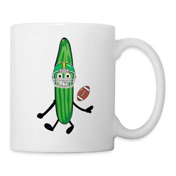 Cucumber,Party Cucumber,football, Sport - Mug - white - Right