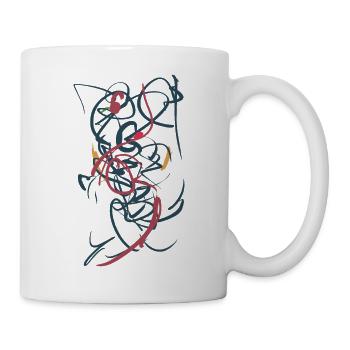 abstract - Mug - white - Right