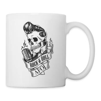 Rock Roll - Mug blanc - blanc - Droite