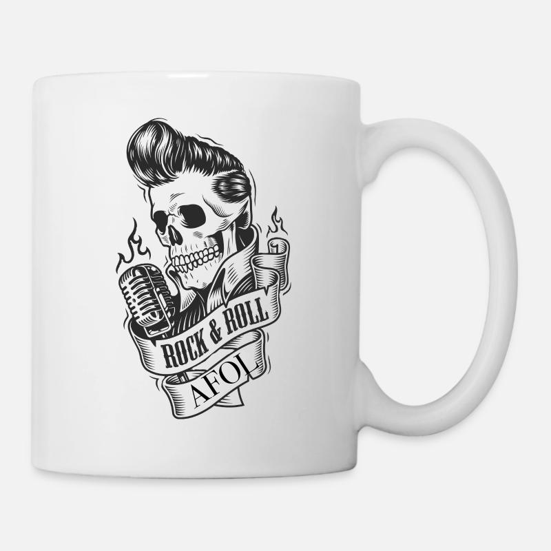 Rock Roll - Mug blanc - blanc