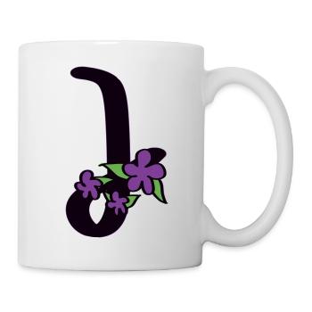J wie jugendlich - Tasse - Weiß - Rechts