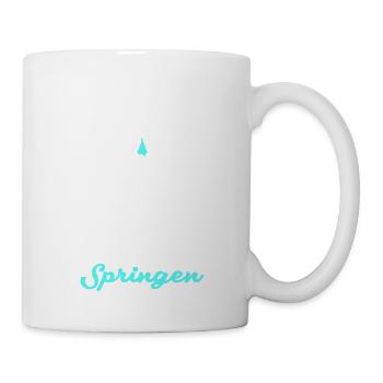 Turmspringenspringen figur - Tasse - Weiß - Rechts