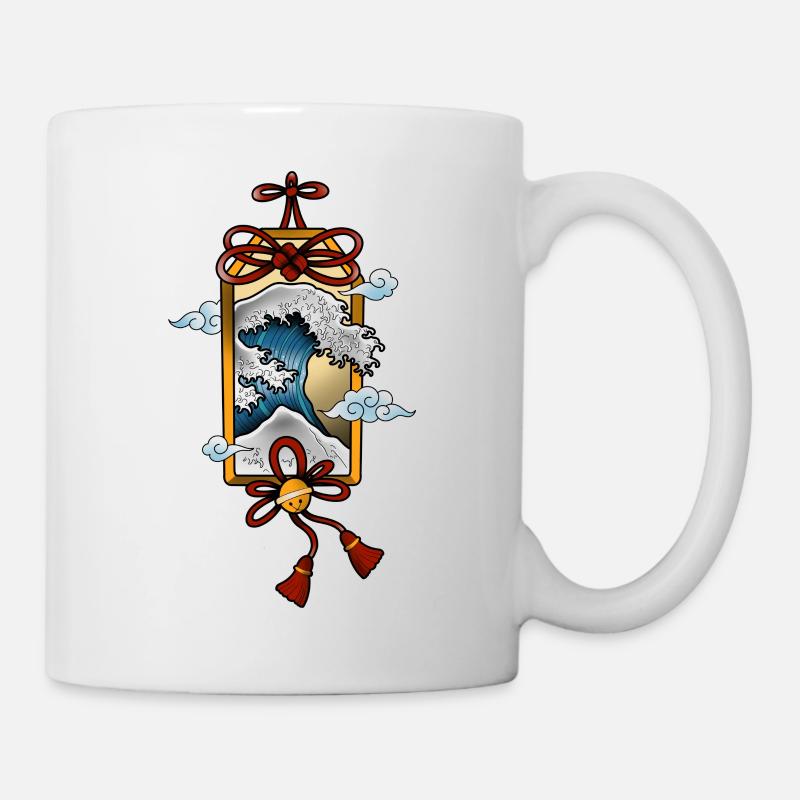 Die große Welle - Tasse - Weiß