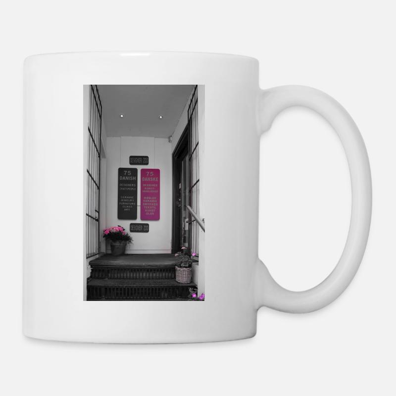 Gris Copenhague - Mug blanc - blanc