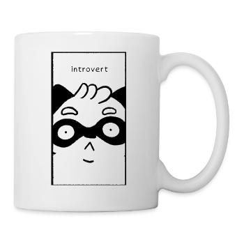 Introvert Raccoon - Mug - white - Right