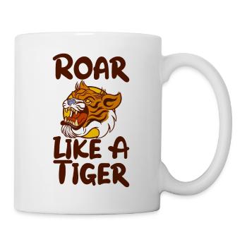 Rugir comme un tigre 2 - Mug blanc - blanc - Droite