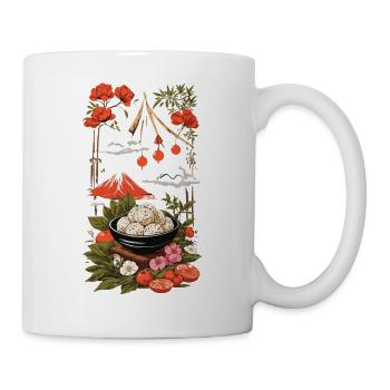 Japanese Festival & Onigiri Art Design - Mug - white - Right