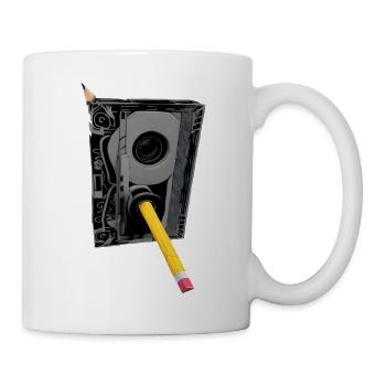 cassette - Mug blanc - blanc - Droite