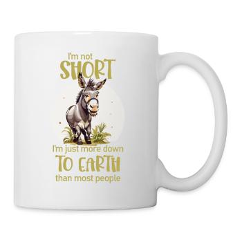 I'm not short. - Donkey lovers - Mug - white - Right