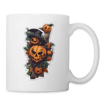 Helloween Pumpkin Monster - Mug - white - Right
