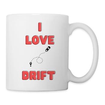 i love car drift - Tasse - Weiß - Rechts